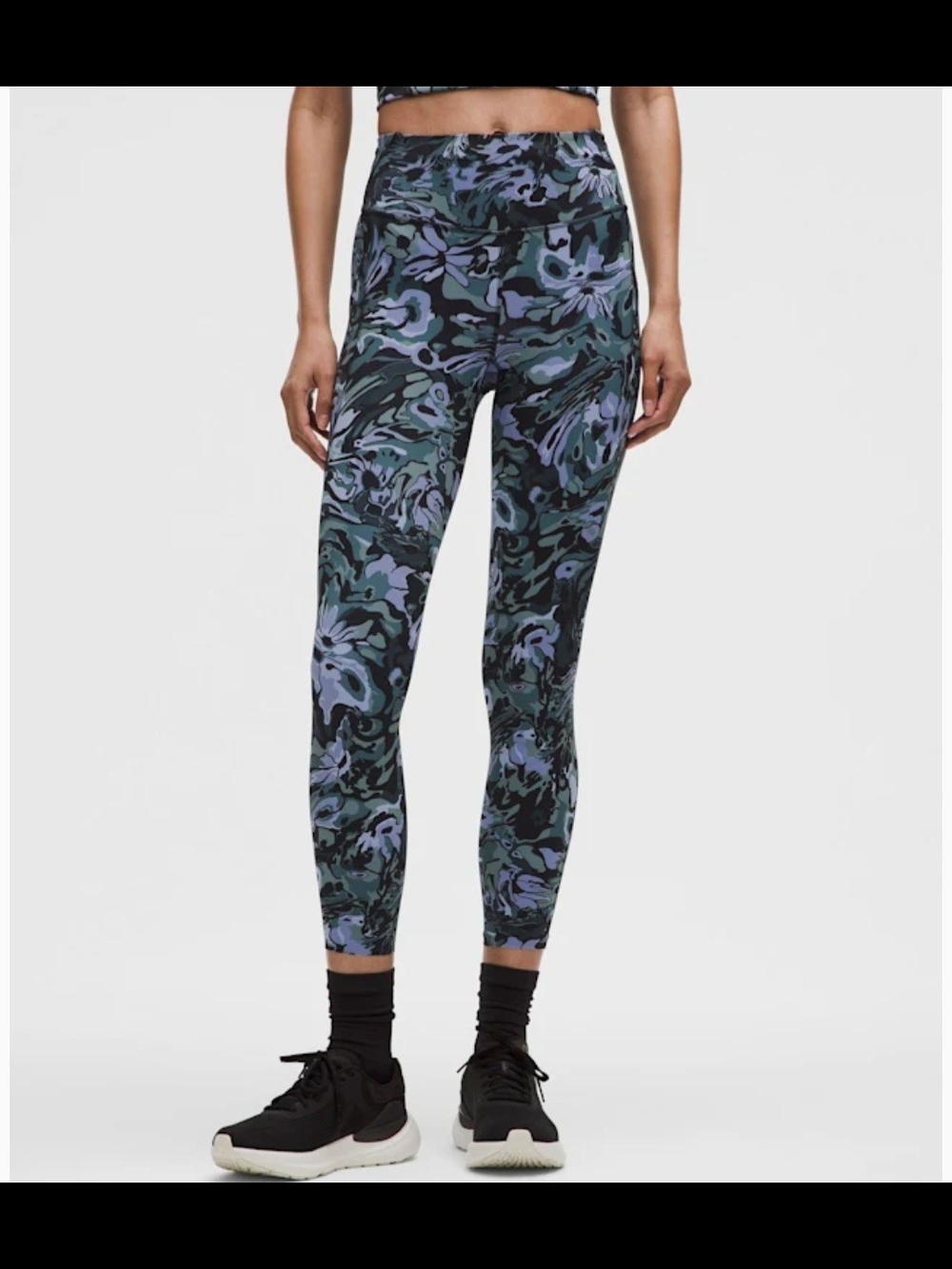 Lululemon Fast and Free High-RiseHigh-Waisted Floral Print Leggings